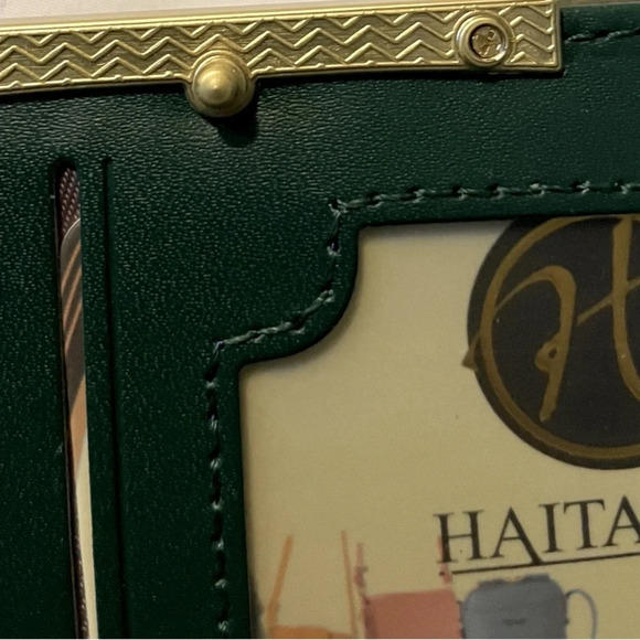 Classic Faux Leather Bi-Fold Wallet with Chain - Stylish Coin Purse, Versatile - Picture 3 of 7